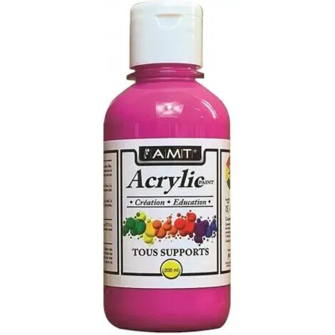AMT Fevicryl Acrylique éducative & créative Rose (ACE207) 0,200 L (1/2)