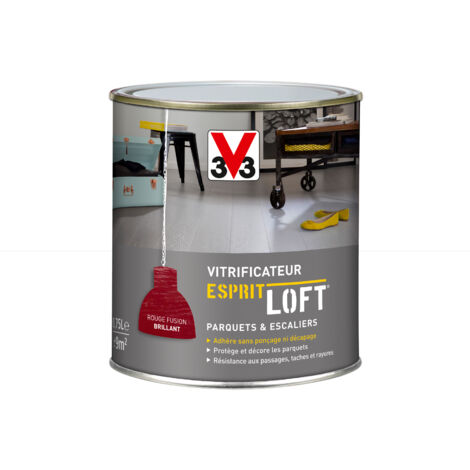 Vitrificateur Parquet Esprit Loft® V33 Rouge Fusion 0,75L