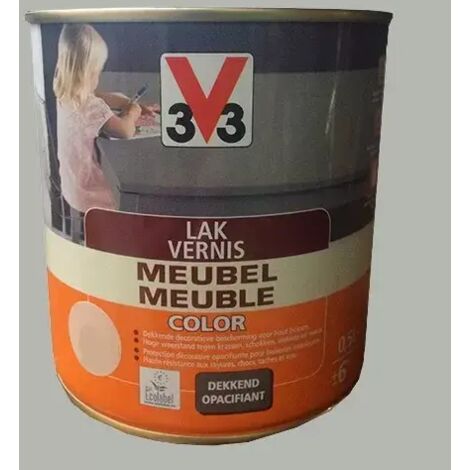 V33 Vernis Meuble Color Bois grisé 0,5 L (1/2)