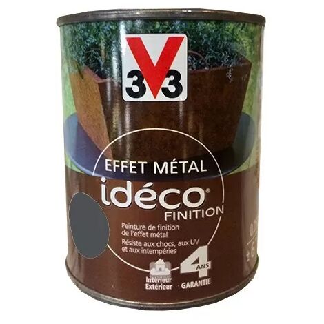 V33 Effet Métal Idéco Finition Fonte brûlée 0,25 L