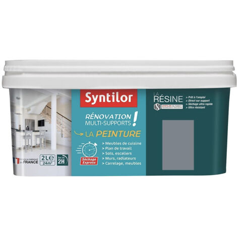 Peinture de Rénovation Multi-supports Syntilor Gris béton 2 L
