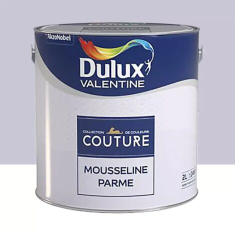 Peinture acrylique Dulux Valentine Couture Mousseline parme 2 L (1/2)