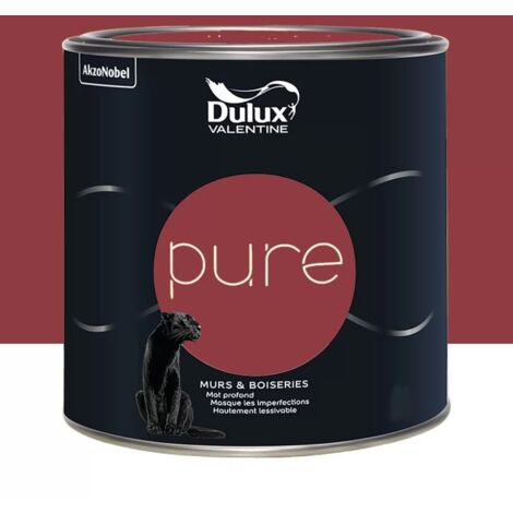 Peinture murs & boiseries Dulux Valentine Pure Rouge 2 L (1/3)