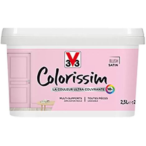 Peinture Multi-supports V33 Colorissim Satin Blush 2,5 L