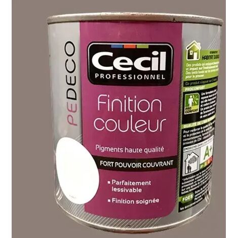 CECIL PE DECO Finition Couleur Taupe Satin 0,5 L (1/2)
