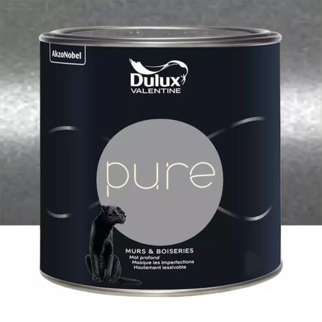 Peinture murs & boiseries Dulux Valentine Pure Argent 2 L (1/3)