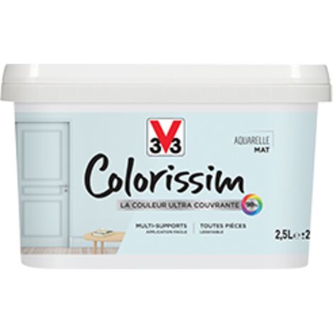 Peinture Multi-supports V33 Colorissim Mat Aquarelle 2,5 L