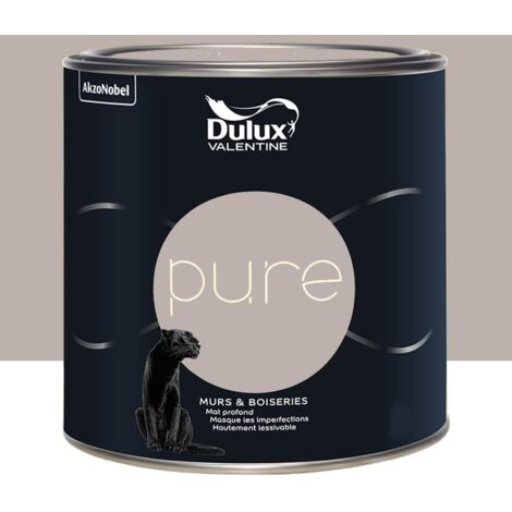 Dulux Valentine – Peinture murale couleur mat 2 L – Haute résistance aux chocs – Excellent pouvoir couvrant – Pour murs et boiseries intérieurs
