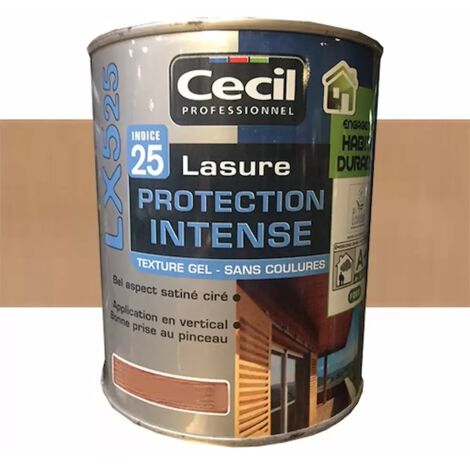 Lasure LX525 Protection Intense CECIL Bois cendré 1 L