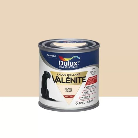 Testeur Laque brillant Dulux Valentine Valénite Blanc cassé 0,125 L
