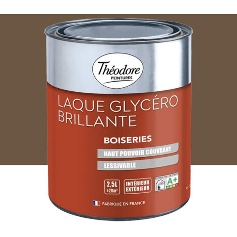 Laque Glycéro Brillante Théodore Ton Bois 2,5 L (1/2)