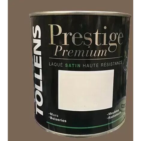 TOLLENS Peinture Prestige Premium Satin Laqué Ombre brûlée 0,5 L