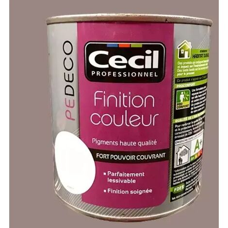 CECIL PE DECO Finition Couleur Taupe dorée Satin 0,5 L (1/2)