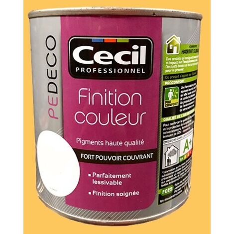 CECIL PE DECO Finition Couleur Tournesol Satin 0,5 L (1/2)