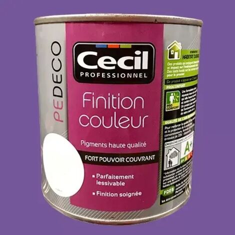 CECIL PE DECO Finition Couleur Bougainvillier Satin 0,5 L (1/2)