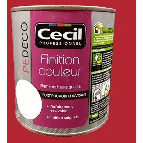 CECIL PE DECO Finition Couleur Cerise exquise Satin 0,5 L (1/2)