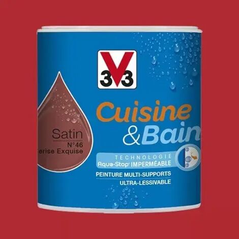Peinture Cuisine & Bain V33 Cerise exquise n°46 0,5 L (1/2)