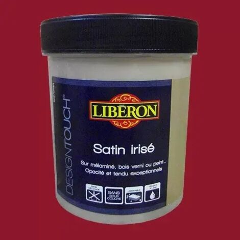 LIBÉRON Peinture Design Touch 0,5L Rubis Satin irisé 0,5 L (1/2)