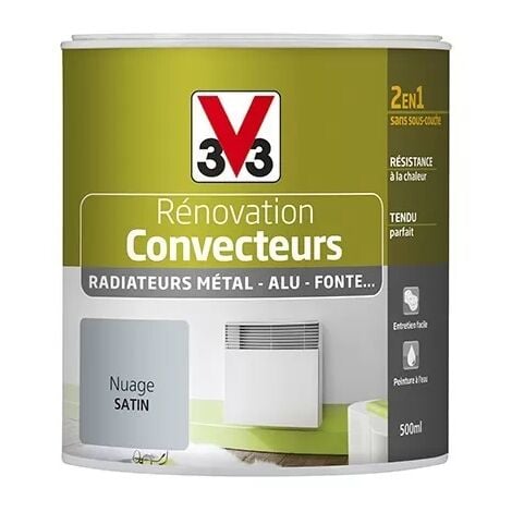 Peinture V33 Rénovation Convecteurs/Radiateurs 0,5L Nuage 0,5 L