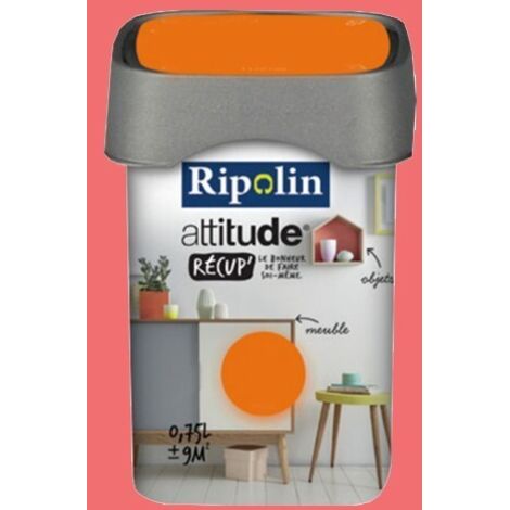RIPOLIN Peinture Attitude Récup' Corail satin 0,75L 0,75 L (1/2)