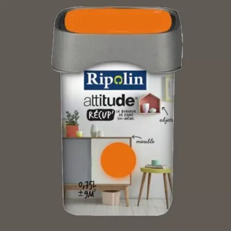 RIPOLIN Peinture Attitude Récup' Truffe satin 0,75L 0,75 L (1/2)