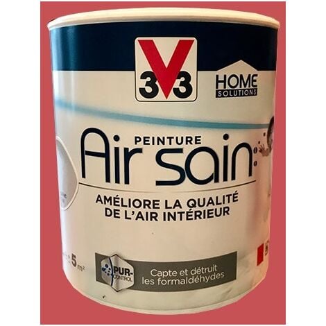 Peinture V33 AIR SAIN Rouge Cerise 0,5 L