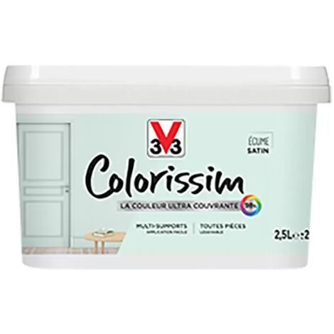 Peinture Multi-supports V33 Colorissim Satin Ecume 2,5 L