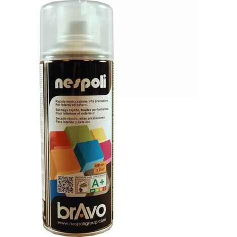 Aérosol de vernis incolore brillant 400 ml - NESPOLI - 180024