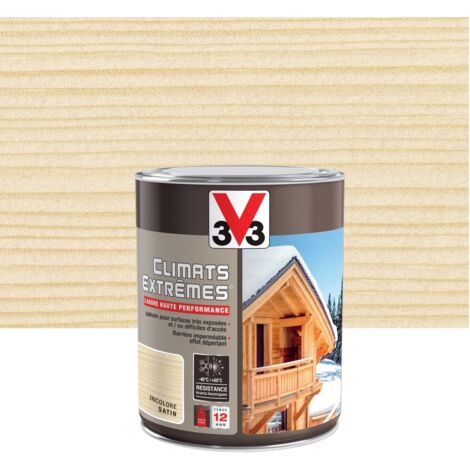 Lasure Climats Extrêmes 12ans Hautes performances V33 Incolore 1 L