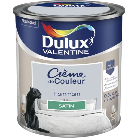 Peinture Crème De Couleur Satin Hammam 0,5 L - Dulux Valentine