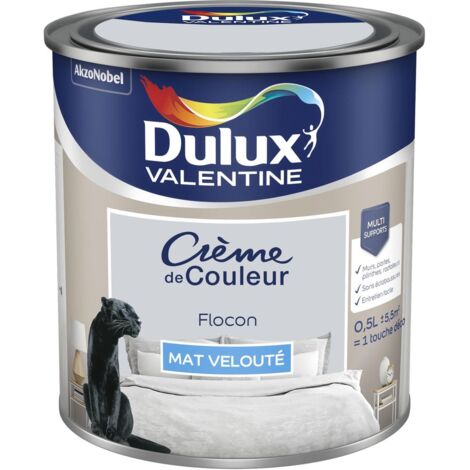 Peinture Crème De Couleur Mat Flocon 0,5 L - Dulux Valentine