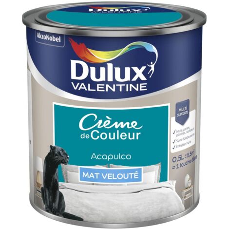 Peinture Crème De Couleur Mat Acapulco 0,5 L - Dulux Valentine