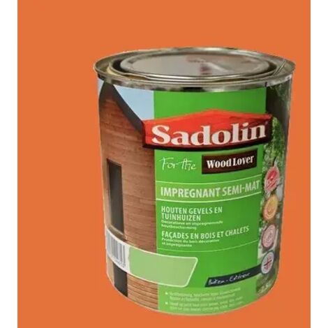 Lasure SADOLIN (Woodlover) Impregnant Semi-mat Teck naturel 2,5 L (1/3)