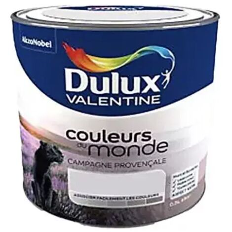 Dulux Valentine – Peinture satinée monocouche couleur provençale clair 0,5 L – Application facile pour murs et boiseries intérieurs – Finition durable (1/2)