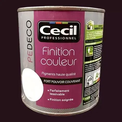 CECIL PE DECO Finition Couleur Chocolat Satin 0,5 L (1/2)