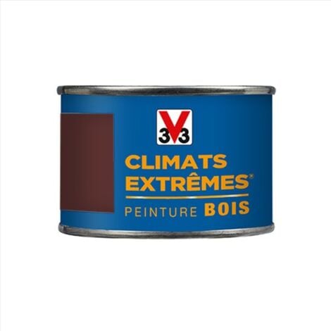 V33 Peinture Climats Extrêmes Rouge Ombre Satin 0,125 L