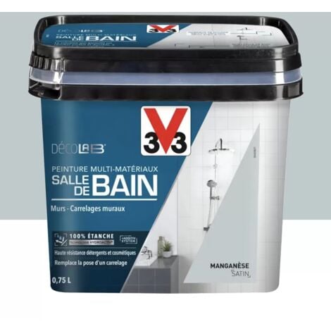 Peinture Multi-Matériaux Salle de bain V33 Deco Lab Manganèse 0,75 L