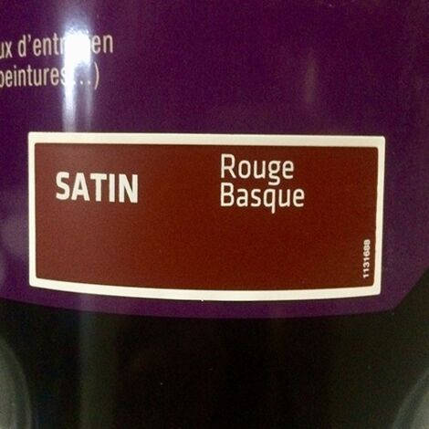 HELIOTAN Laque satinée pour Bois HELITION Rouge Basque 0,75 L