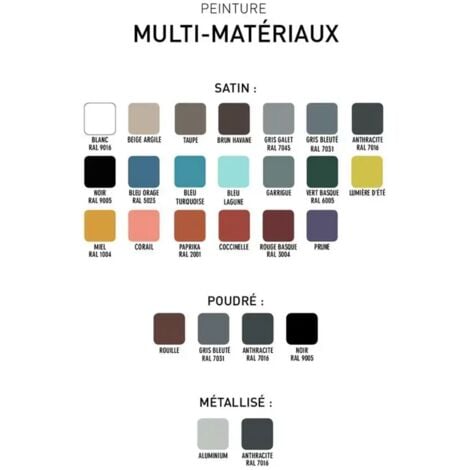 Bombe de Peinture aérosol V33 Déco LAB Extérieure Multi-Matériaux Beige argile Satin 0,4 L