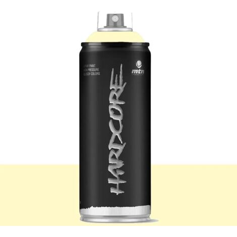 Bombe de peinture - Jaune licorne - RV-252 - Hardcore MTN - 400ml (1/2)