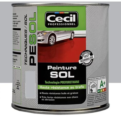 Peinture sol Cécil Professionnel PE SOL Gris clair 0,5 L (1/2)