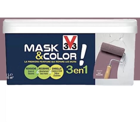 Peinture 3 en 1 V33 Mask & Color Bruyère 2,5 L