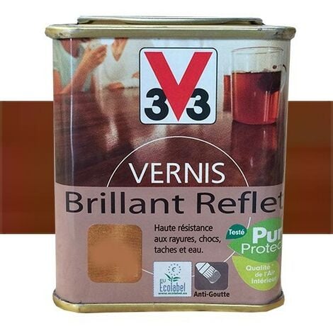 Vernis bois intérieur V33, incolore Ultra résistant satiné, 0.5l