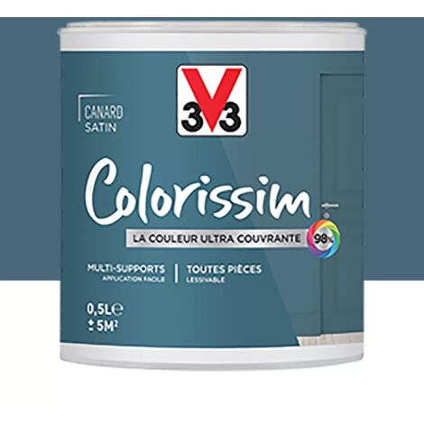 Peinture Multi-supports V33 Colorissim Satin Canard 0,5 L