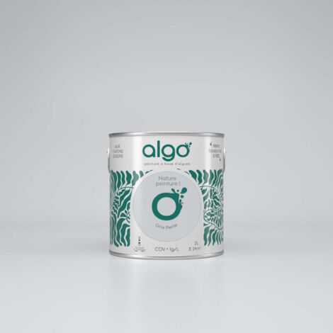 Peinture écologique Algo - Gris perle - 0.5L / Satin