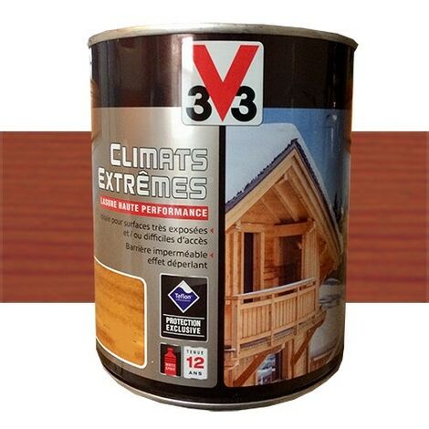 Lasure Climats Extrêmes 12ans Hautes performances V33 Acajou 5 L
