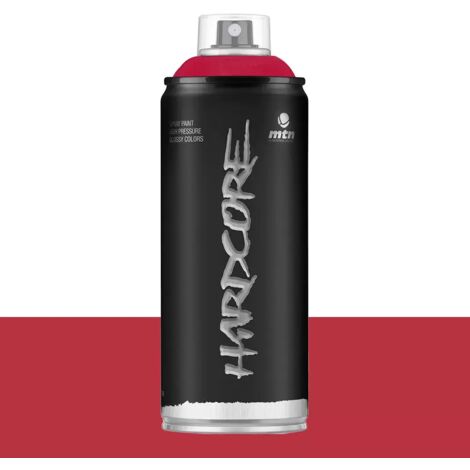 Bombe de peinture aérosol MTN Hardcore Rouge clair (RV-3020) 0,4 L (1/4)