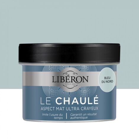 LIBERON Peinture meuble et boiserie Effet chaulé LIBERON bleu du nord Chaulé mat 250 ml (1/5)