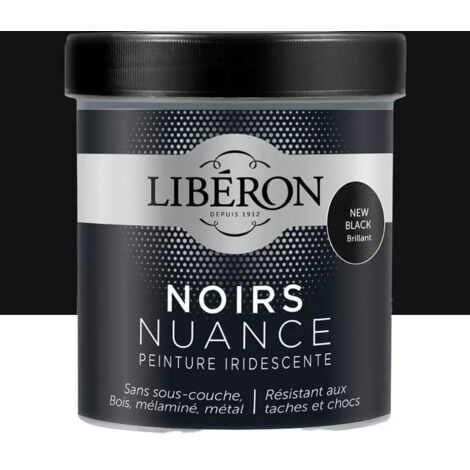 Peinture LIBÉRON Noirs Nuance New Black brillant 0,5 L (1/4)