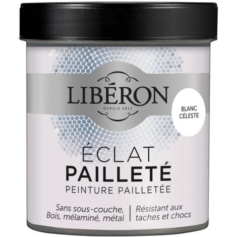 Peinture meuble Eclat Pailleté LIBERON Blanc céleste 0,5 L (1/3)